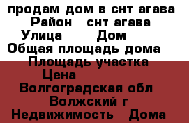 продам дом в снт агава › Район ­ снт агава › Улица ­ 4 › Дом ­ 20 › Общая площадь дома ­ 72 › Площадь участка ­ 6 › Цена ­ 1 000 000 - Волгоградская обл., Волжский г. Недвижимость » Дома, коттеджи, дачи продажа   